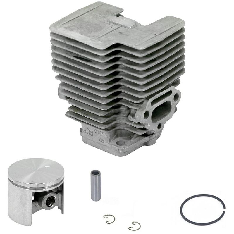foto del prodotto kit cilindro pistone segmenti motore decespugliatore vip 21 25 compatibile stiga