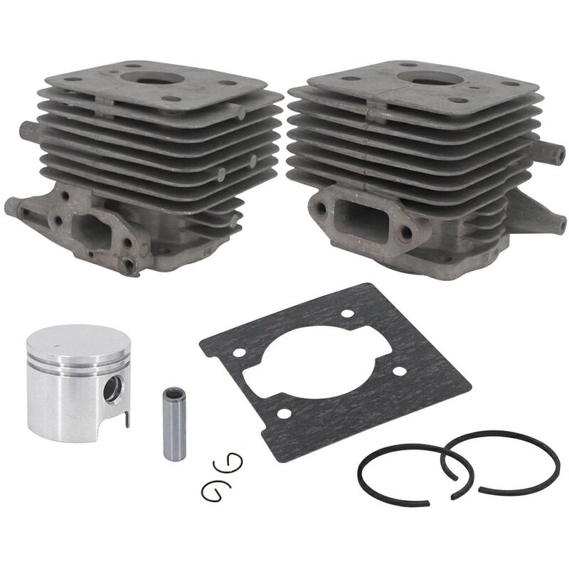 foto del prodotto kit cilindro pistone segmenti spinotto motore decespugliatore 3gc400 kasei p40 3