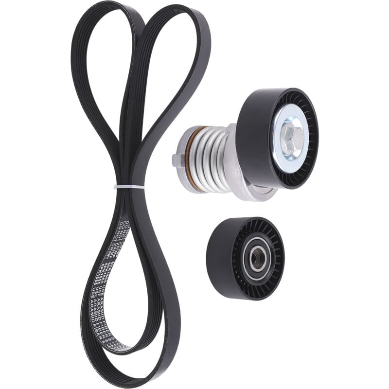 foto del prodotto kit cinghia alternatore puleggia tensionatore adatto for vw multivan v vi 2.0