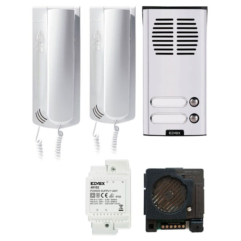 foto del prodotto kit citofonico elvox sound system bifamiliare per impianti 4 1 k62k0.02