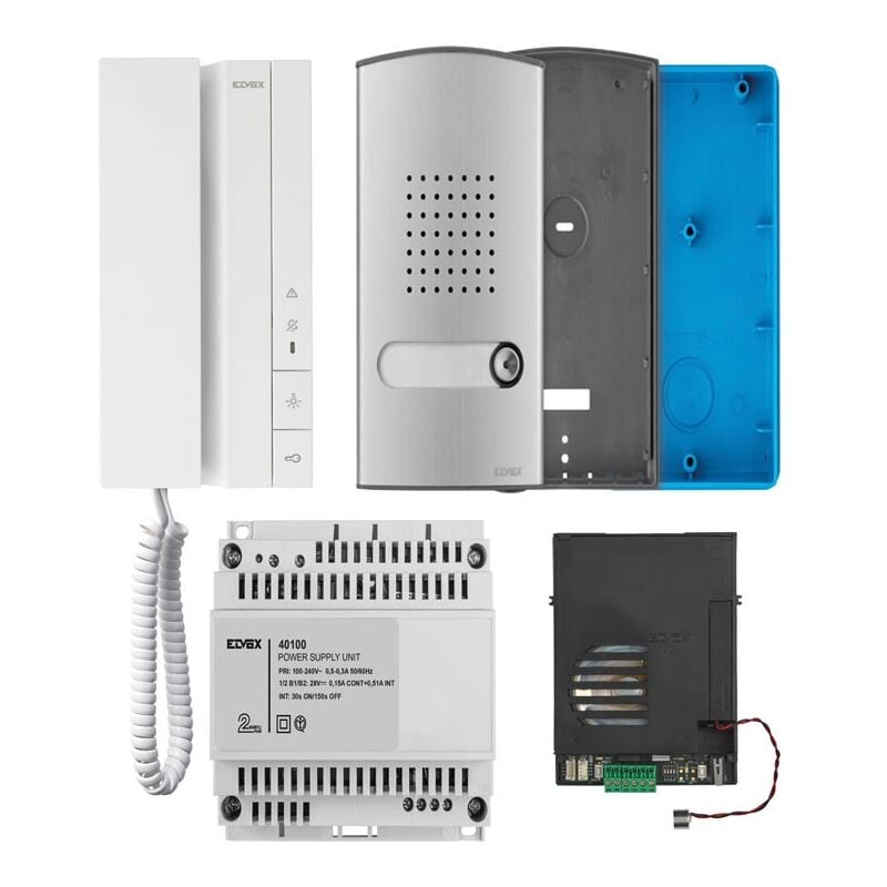 foto del prodotto kit citofonico monofamiliare vimar elvox voxie targa 2 fili plus k40540.e