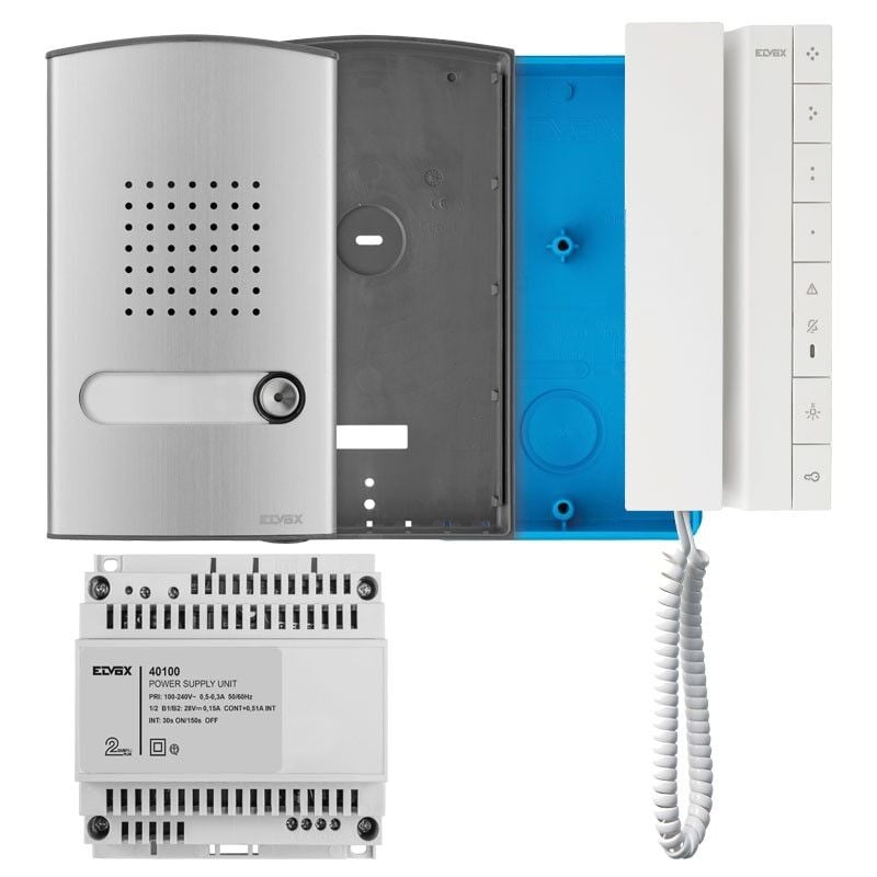 foto del prodotto kit citofonico monofamiliare voxie vimar k40542.e due fili 40542 40141