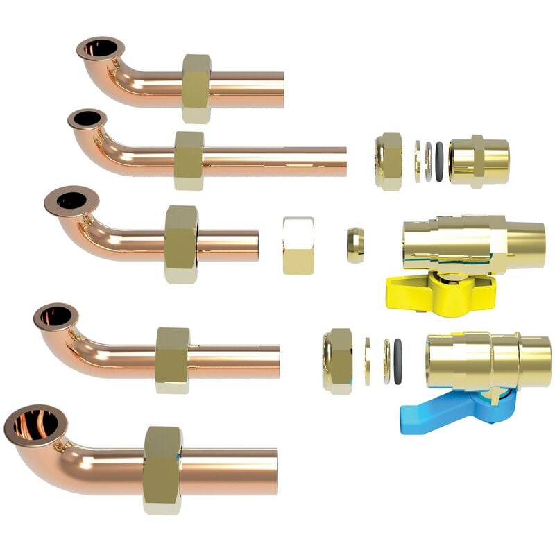 foto del prodotto kit collegamento idraulico fm.tp ferroli 012048w0