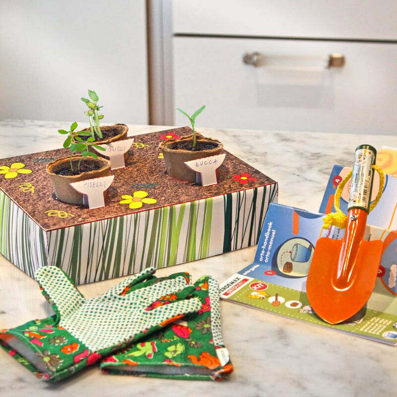 foto del prodotto kit coltivare orto gioco didattico per bambini rama orobimbo