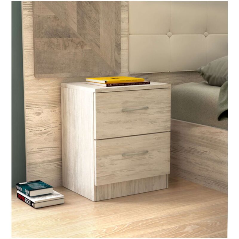 foto del prodotto kit comodino 2 cassetti cm. 45x34xh47