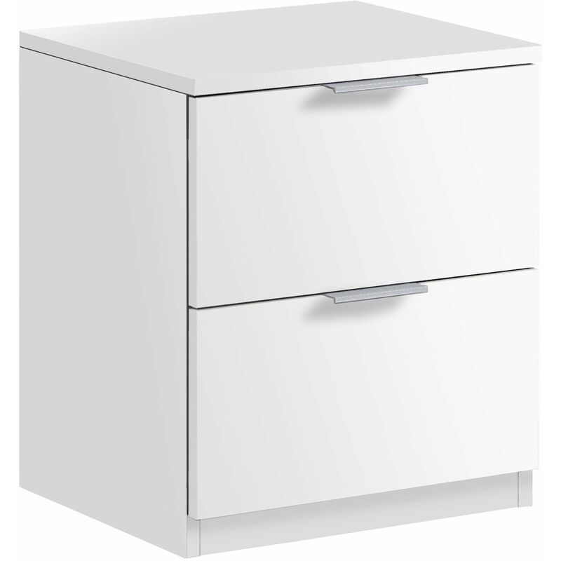 foto del prodotto kit comodino 2c cm.46x38x34 bianco