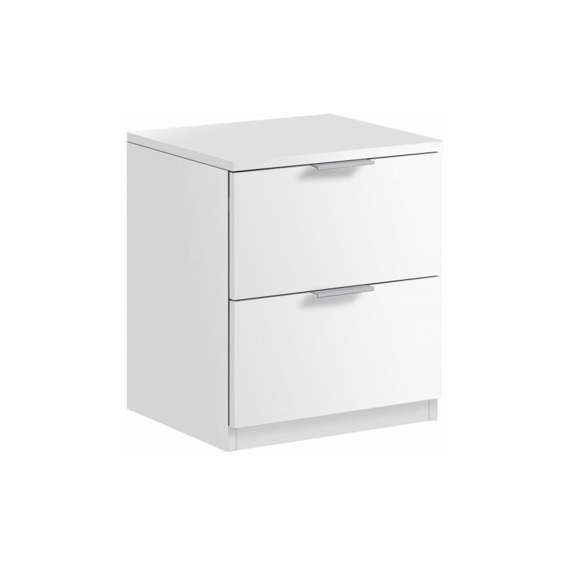 foto del prodotto kit comodino 2c cm.46x38x34 bianco fores habitat pz 1,0