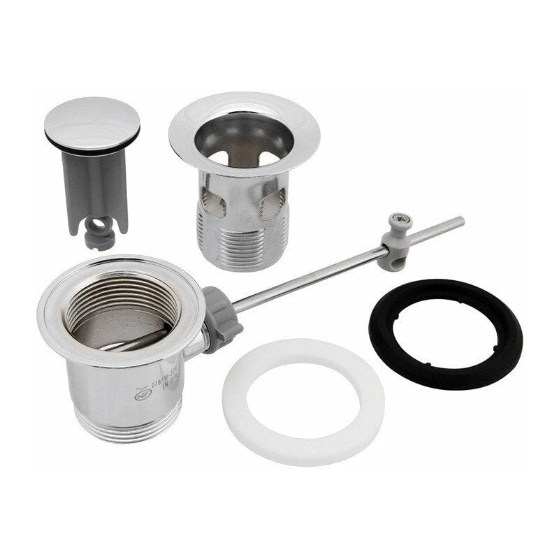 foto del prodotto kit completo di scarico/troppo pieno ids cromato