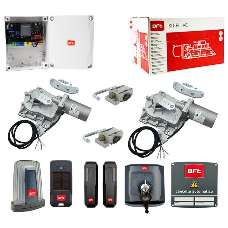 foto del prodotto kit completo per cancelli battente 230v eli veloce ac a35 kit 2611889 bft
