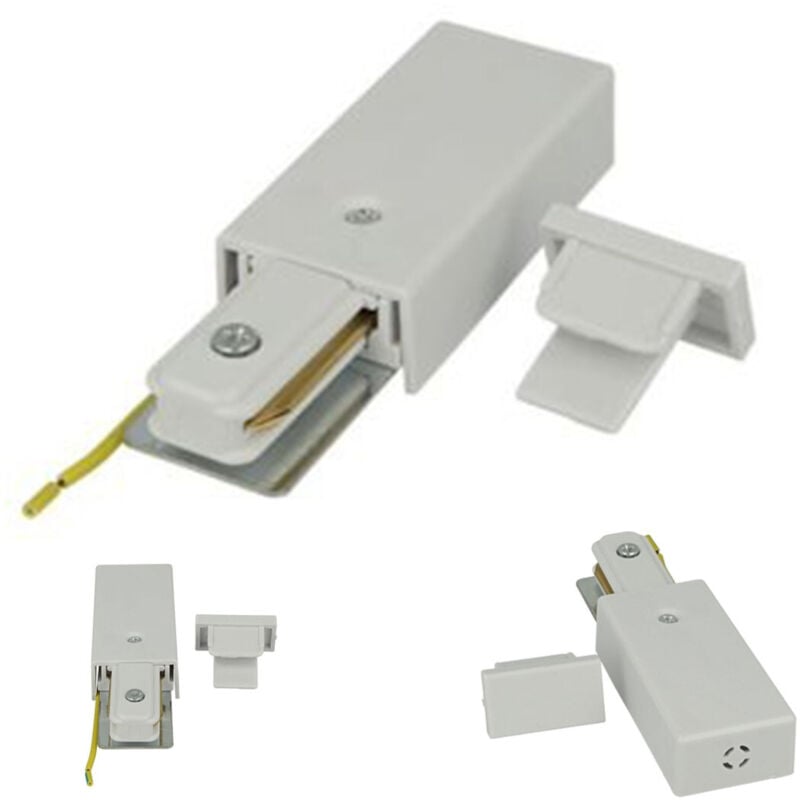 foto del prodotto kit connettore alimentazione e terminale chiusura per binario guida monofase trade shop traesio
