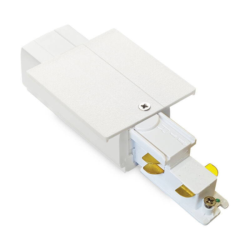 foto del prodotto kit connettore da incasso principale e destro dali link alluminio bianco