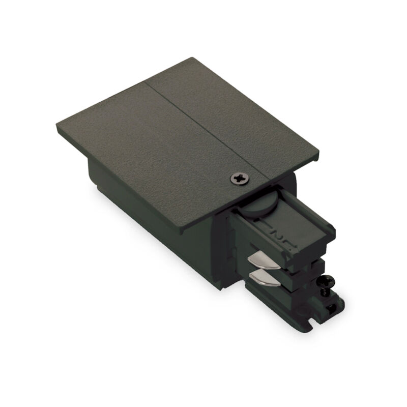 foto del prodotto kit connettore da incasso principale e destro on off link alluminio nero
