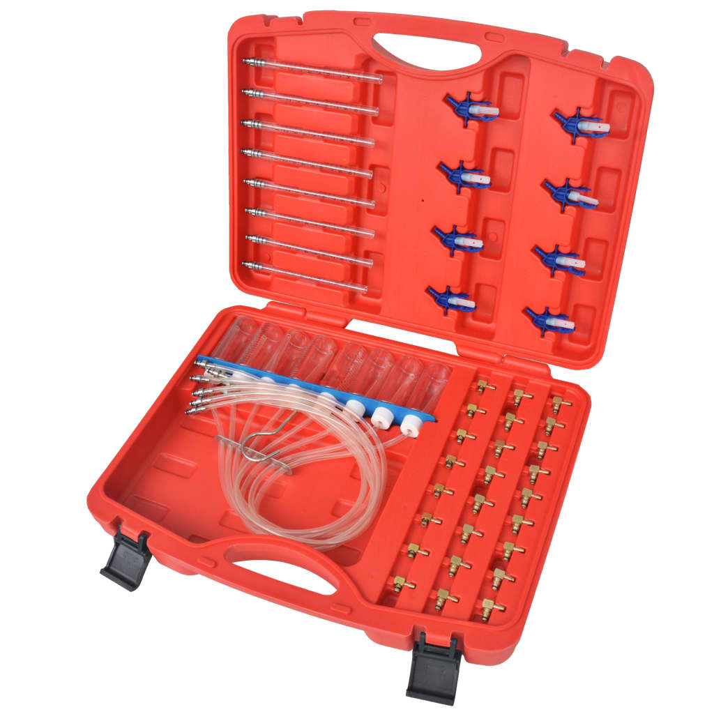 foto del prodotto kit contalitri diesel e adattatore common rail accessorio iniettore 8 cilindri kit tester carburante autoveicolo 02 0004240