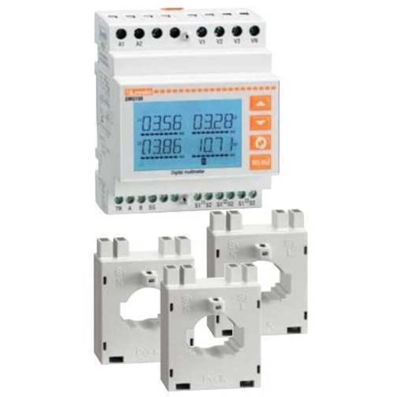 foto del prodotto kit contatore di energia multimetro dmg100 + 3 ta 150/5a