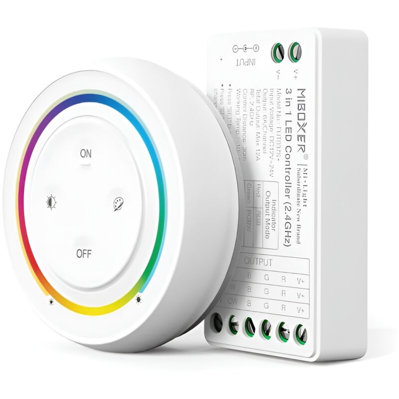 foto del prodotto kit controller led 3 in 1 da 2,4 ghz hlp fut037sa 