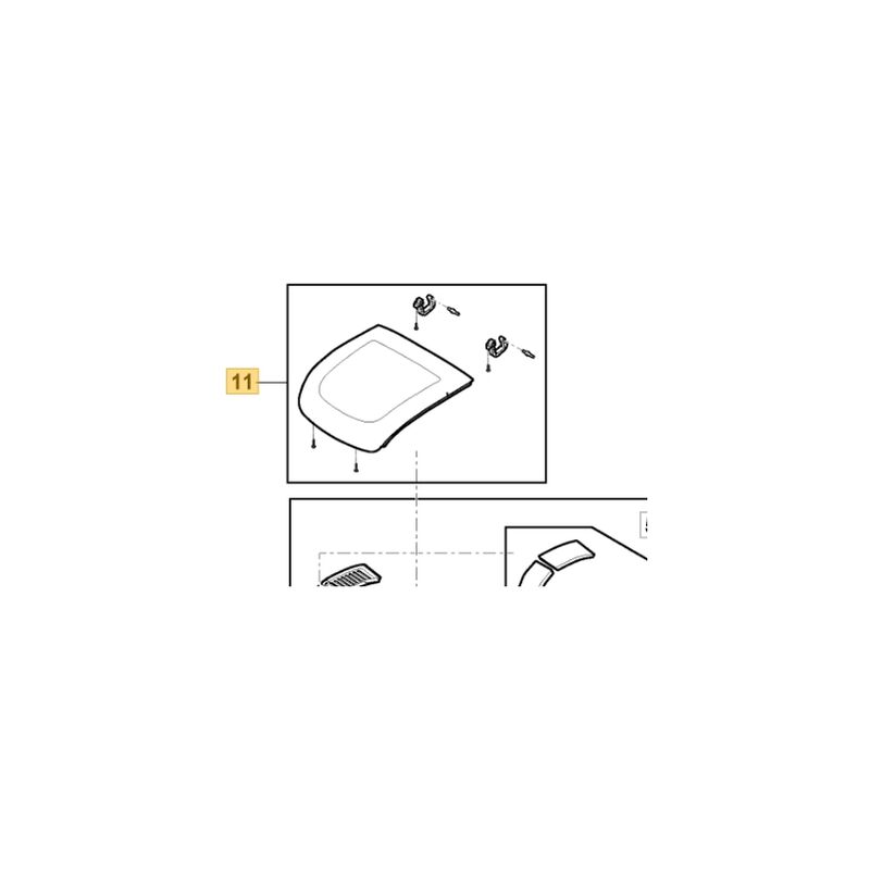 foto del prodotto kit coperchio batterie originale stiga rasaerba tagliaerba 118811304 0
