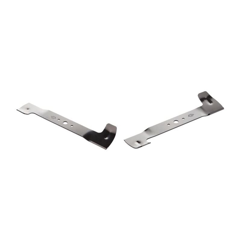 foto del prodotto kit coppia lama destra sinistra trattorino rasaerba compatibile castelgarden 84 cm
