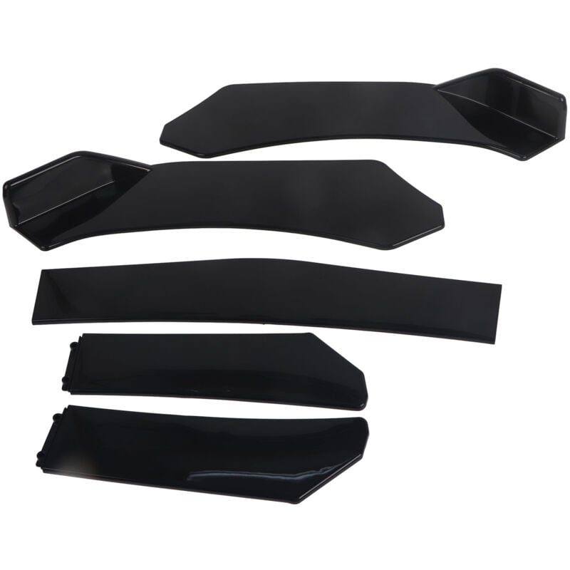 foto del prodotto kit corpo labbro paraurti anteriore 5 pezzi kit universale spoiler diffusore diffusore canard per auto eosnow