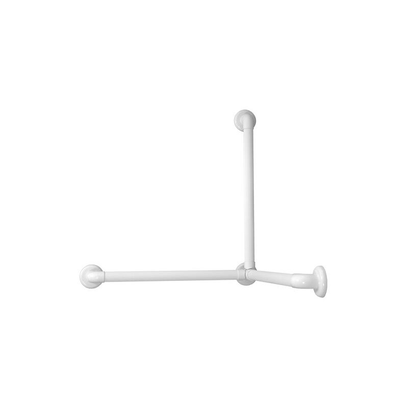 foto del prodotto kit corrimano e snodo multifunzionale k design angolare da muro