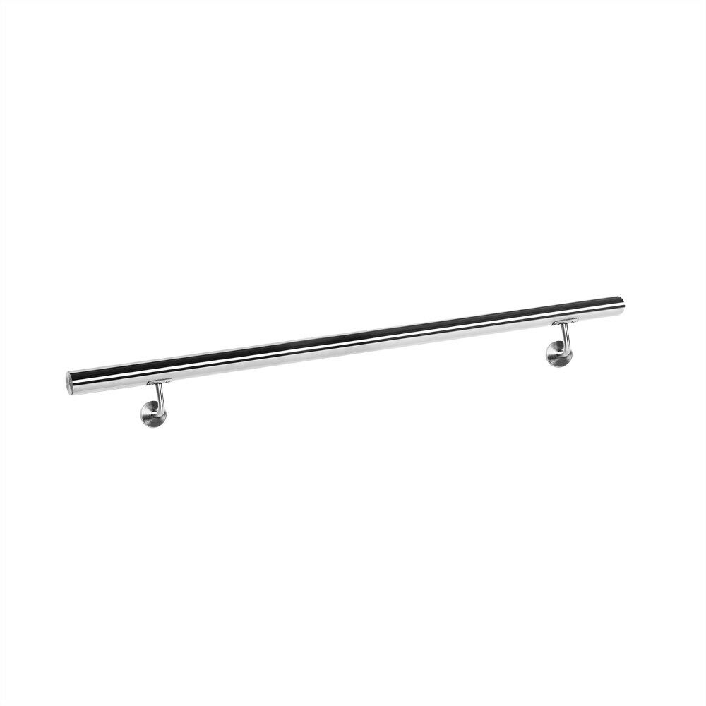 foto del prodotto kit corrimano ringhiera supporto muro 100 cm scale in acciaio raffinato 160000698