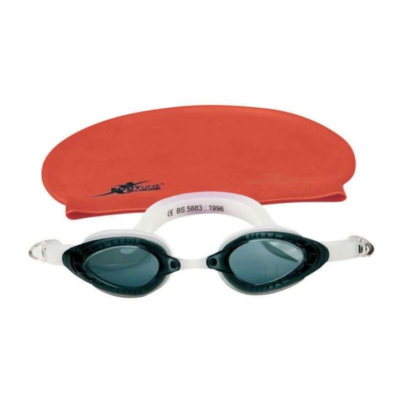 foto del prodotto kit cuffia silicone e occhialini
