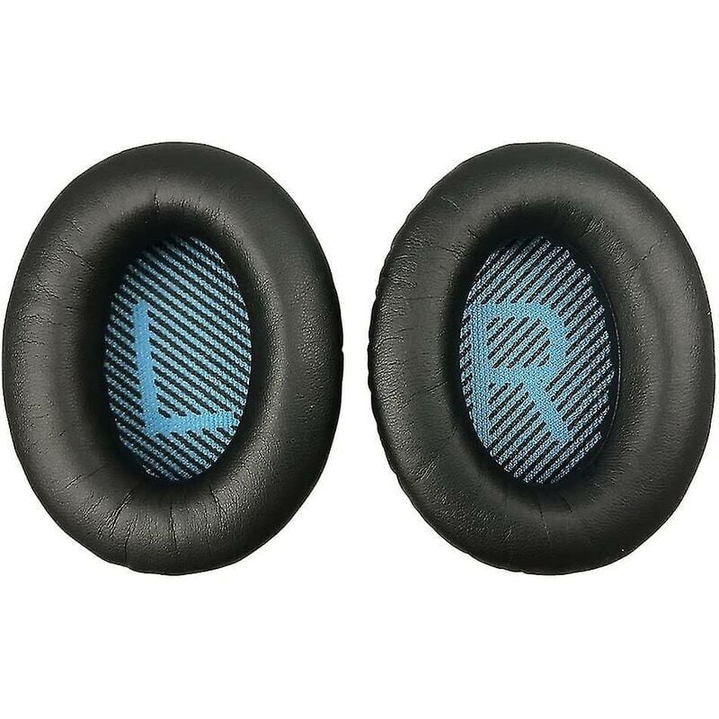 foto del prodotto kit cuscinetti auricolari neri bose quietcomfort 35 qc35 cuffie cuscinetti tazze di ricambio