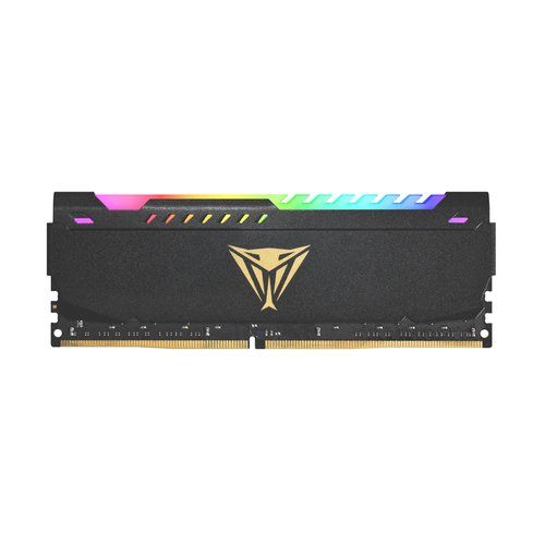 foto del prodotto kit ddr4 patriot viper steel rgb black 16gb 2x8gb 3600mhz cl18 rgb hs dual channel pvsr416g360c0k