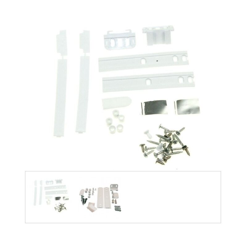 foto del prodotto kit de fixation porte frigo int grable syst me glissi re pour refrigerateur whirlpool
