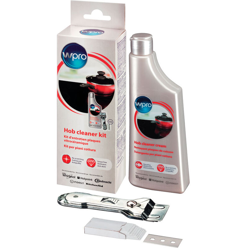 foto del prodotto kit detergente per vetri ceramici kvc015 wpro