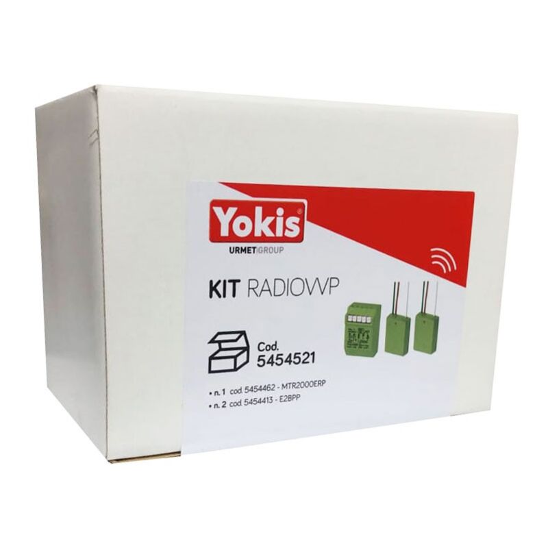 foto del prodotto kit deviatore yokis urmet radio power 1 rele 2000w e 2 trasmettitori 2 canali