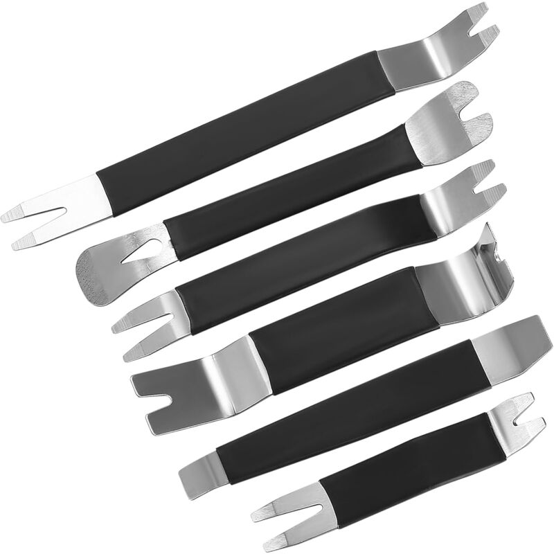 foto del prodotto kit di 6 strumenti per la rimozione delle finiture dell auto, kit di strumenti per la rimozione delle riparazioni dell auto, kit di rimozione della