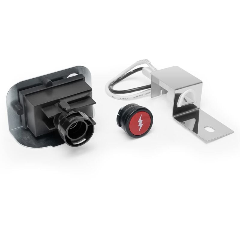 foto del prodotto kit di accensione elettronica sostitutivo per barbecue a gas weber q120 q220, sostituisce i codici weber 80475, nero