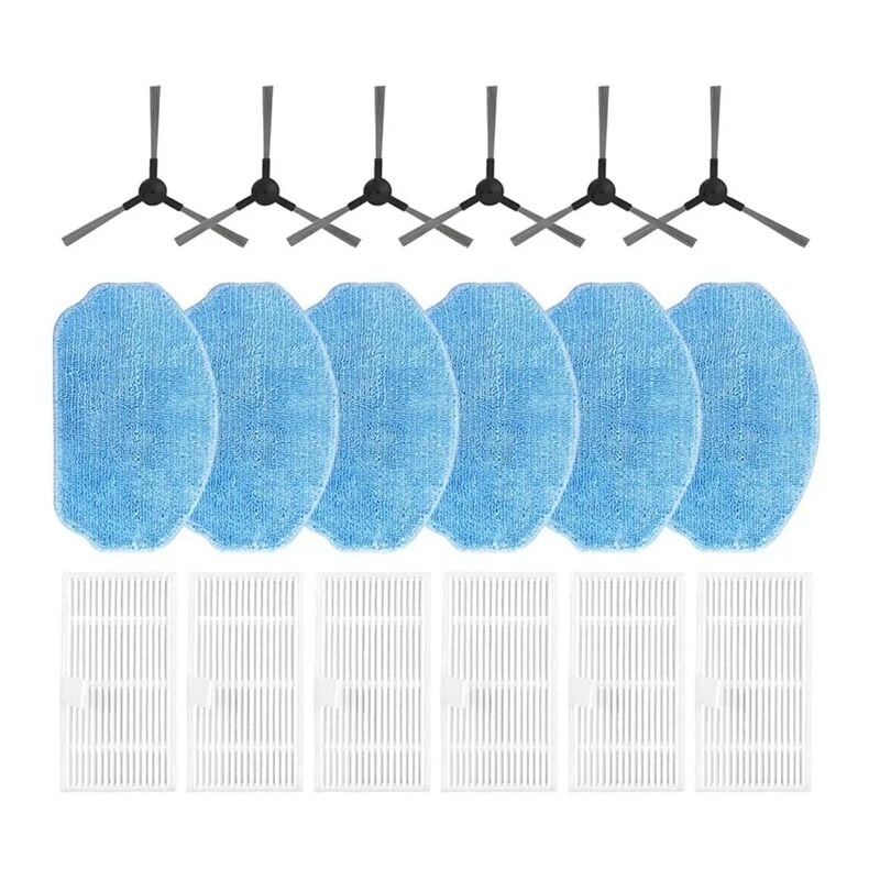 foto del prodotto kit di accessori applicabili per cecotec conga 999 origin x treme e 999 origin genesis e 999 origin x treme x robot aspirapolvere parti di ricambio