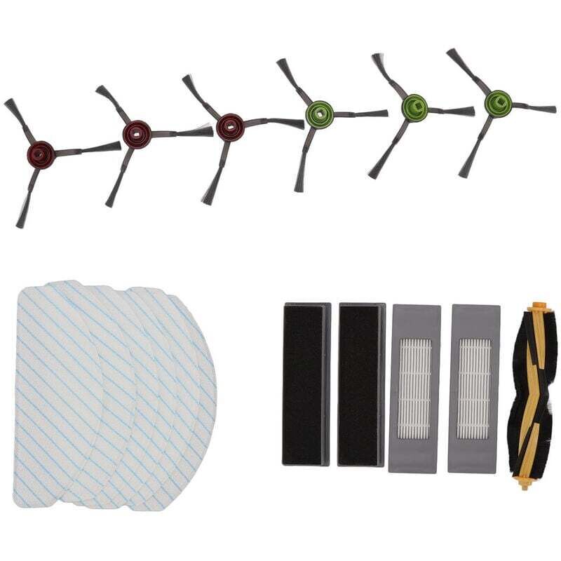 foto del prodotto kit di accessori di ricambio per la spazzola laterale principale del robot aspirapolvere yeedi vac 2pro con filtro e set di panni per la pulizia