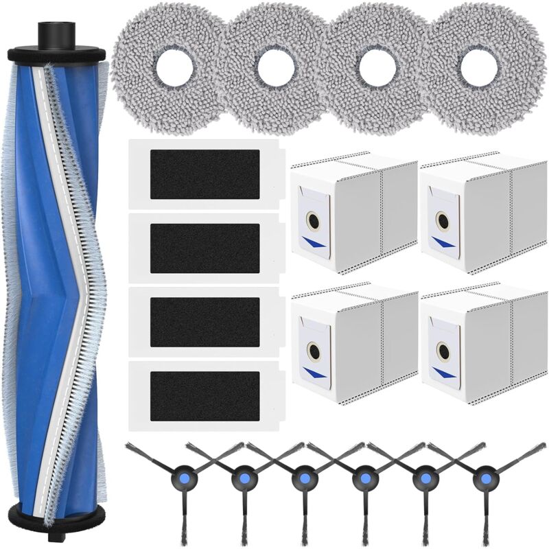 foto del prodotto kit di accessori per robot aspirapolvere ecovacs deebot t30 omni, t30 pro omni