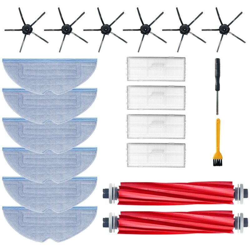 immagine 0 del prodotto kit di accessori ymyny da 20 pezzi, parti di ricambio per xiaomi roborock s7, s7 , s7 plus, s7 maxv plus ultra, t7, t7s, t7 plus, t7s plus, 2