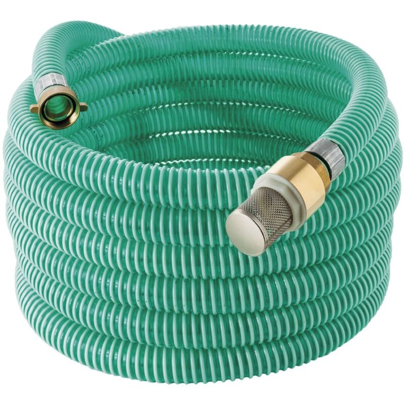 foto del prodotto kit di aspirazione 7 metri con bocchettone in ottone da 1 pollice