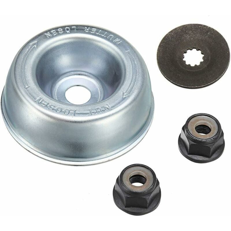 foto del prodotto kit di attacco lama tosaerba in metallo di ricambio da 4 pezzi set per decespugliatore tosaerba stihl