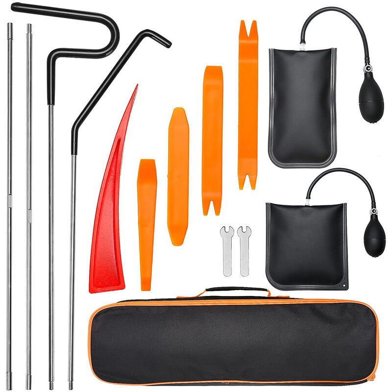 foto del prodotto kit di attrezzi per auto kit di apertura della portiera dell auto per aprire la porta senza danneggiare il kit di attrezzi per l apertura della porta