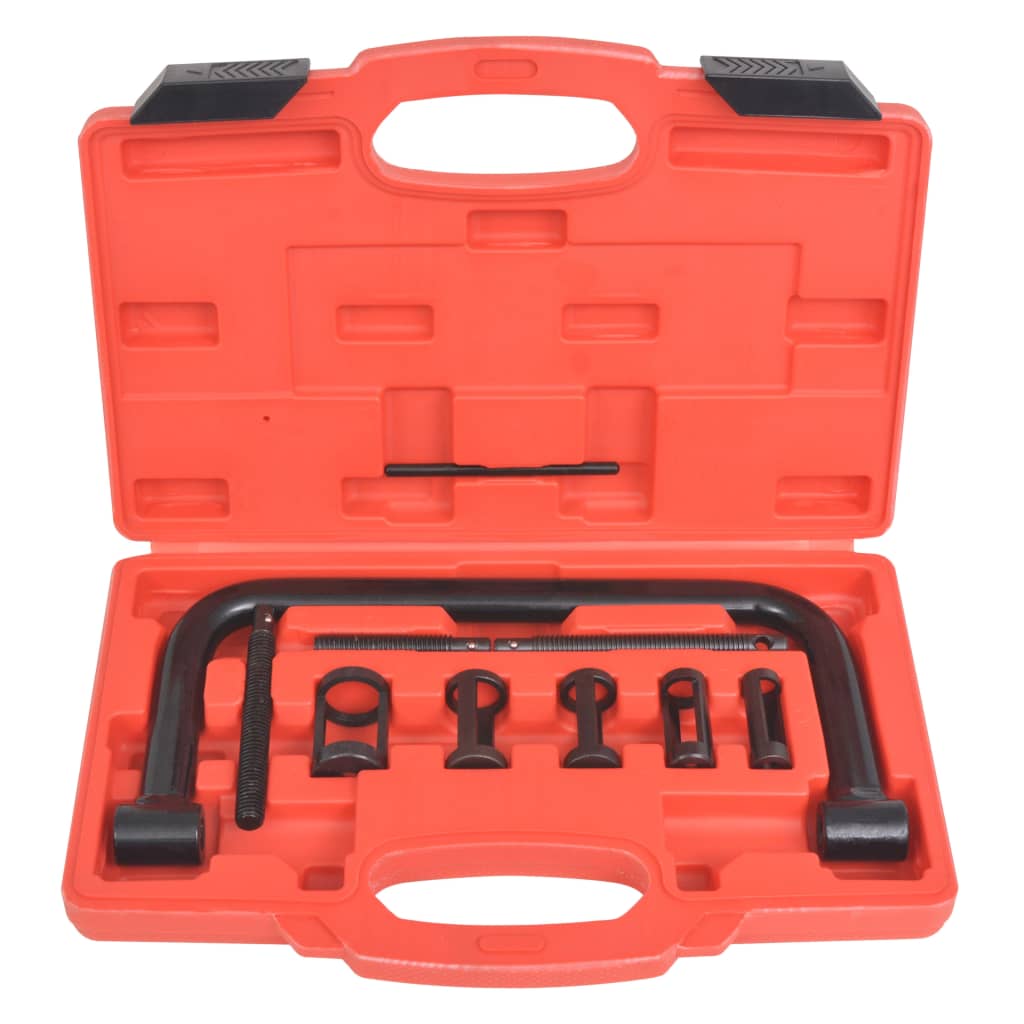 foto del prodotto kit di attrezzi per compressore per molle valvole da 10 pezzi motori da garage
