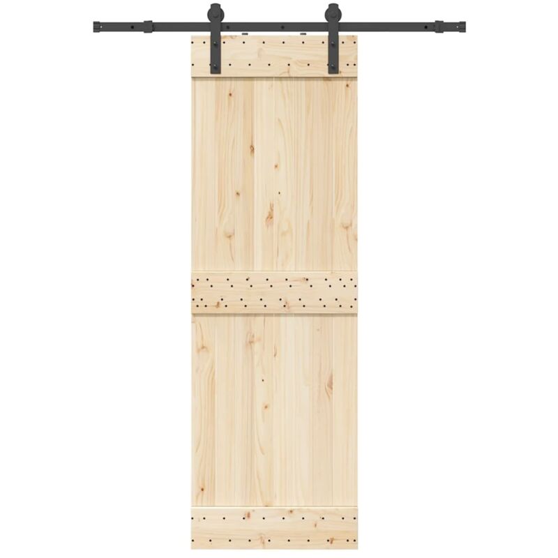 foto del prodotto kit di binari per porte scorrevoli 152 cm acciaio nero vidaxl