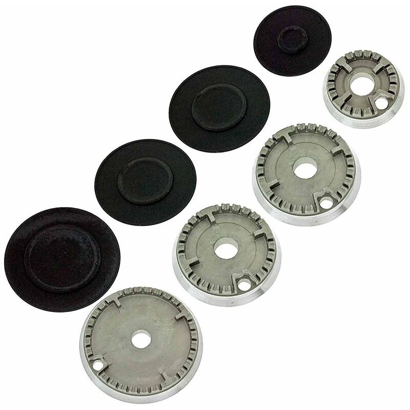 foto del prodotto kit di bruciatore completo 4 unit 100 mm, 75 mm, 75 mm, 55 mmm