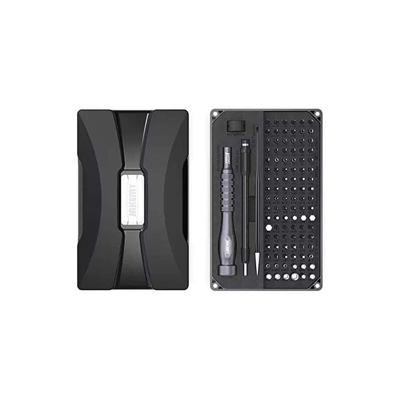 foto del prodotto kit di cacciaviti di precisione kit di strumenti di riparazione magnetica portatile 106 in 1 per laptop, computer, occhiali, laptop, dispositivo