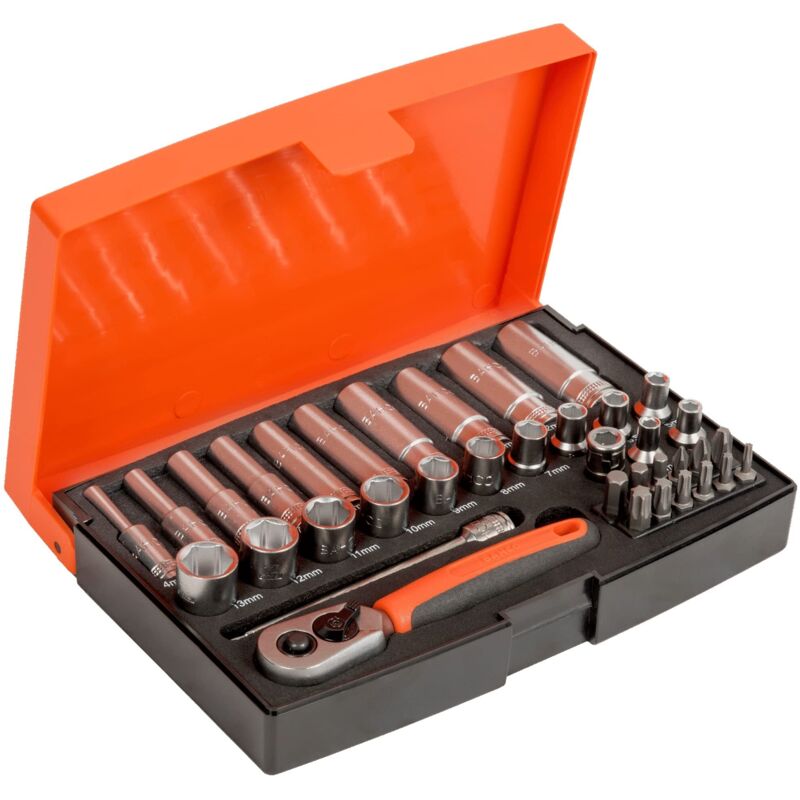 foto del prodotto kit di chiavi a bussola 37 parti sl25l - bahco