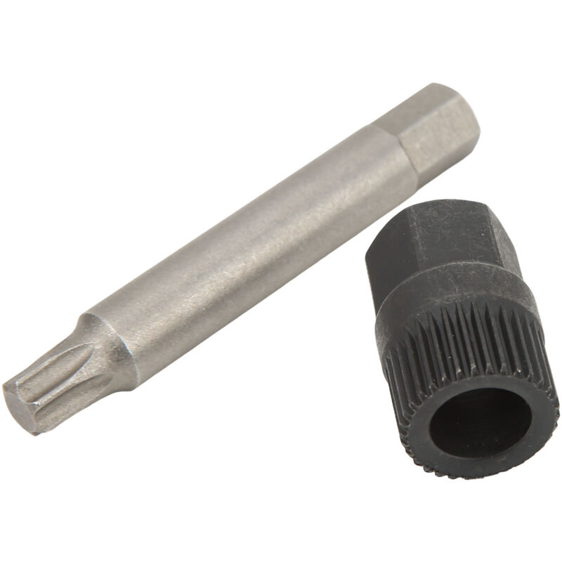 foto del prodotto kit di chiavi per pulegge alternatore, 33 denti, strumento di rimozione punte da trapano per anelli di scorrimento per alternatori bosch zoternen
