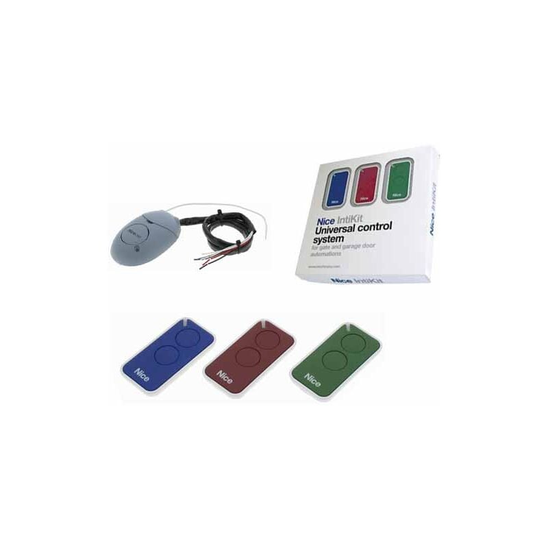 foto del prodotto kit di controllo intikit 3 trasmettitori a 2 canali ricevitore ox2 intikit