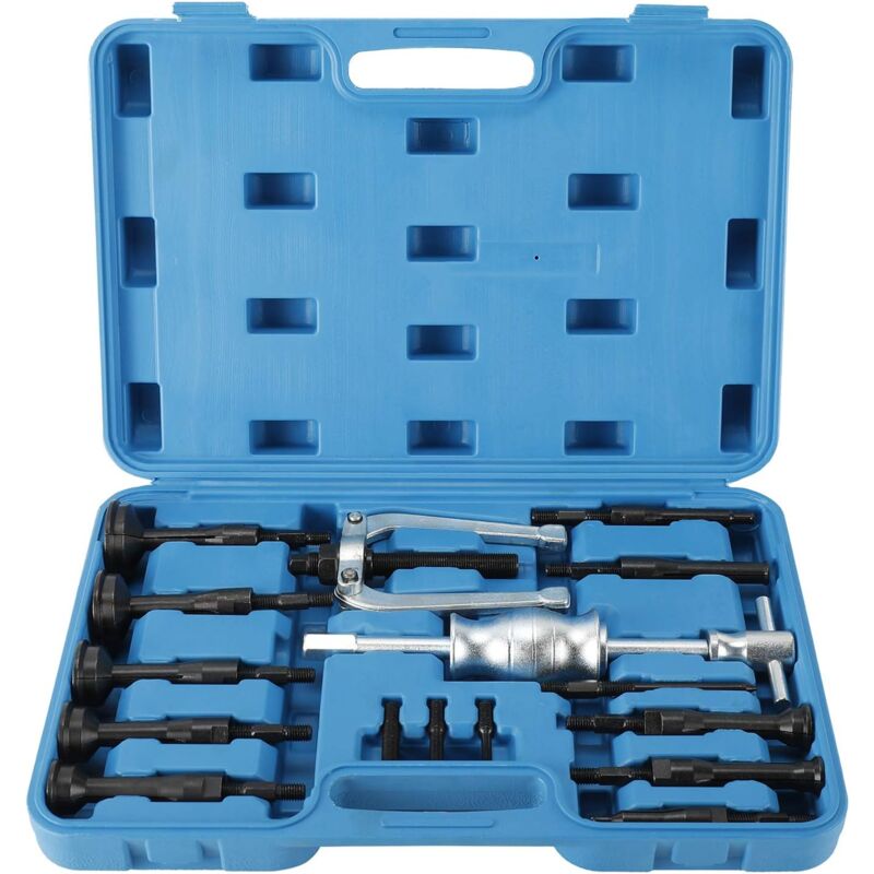 immagine 0 del prodotto kit di estrazione cuscinetti interni da 16 pezzi, estrattore cuscinetti interni da 8 mm a 58 mm, strumento di estrazione cuscinetti fori ciechi con
