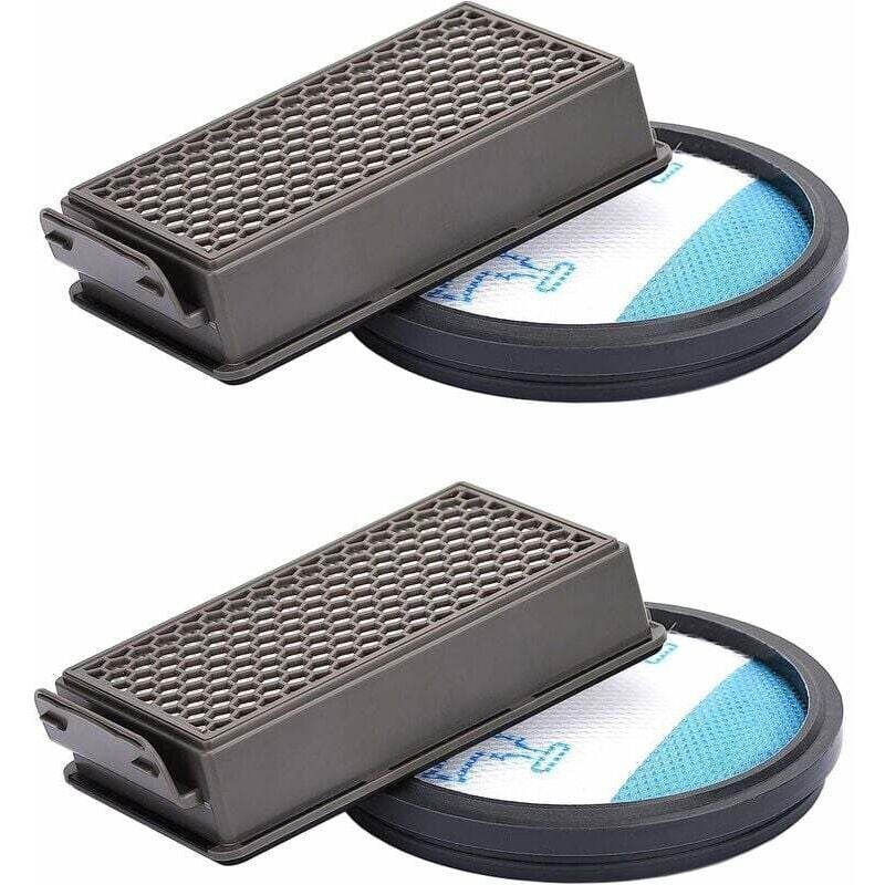 foto del prodotto kit di filtri da 2 pezzi per aspirapolvere rowenta moulinex tefal compact power cyclonic, accessorio di ricambio per sistema di filtraggio zr005901
