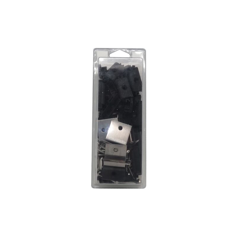 foto del prodotto kit di fissaggio lama supra colore nero, superficie coperta in m 2