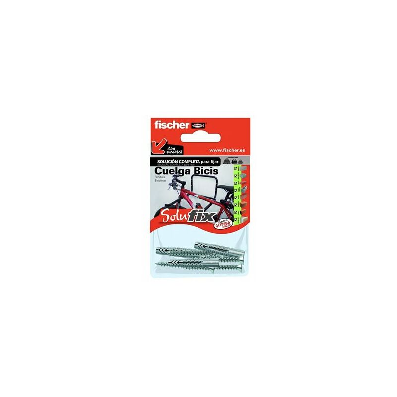 foto del prodotto kit di fissaggio per gancio per bicicletta solufix